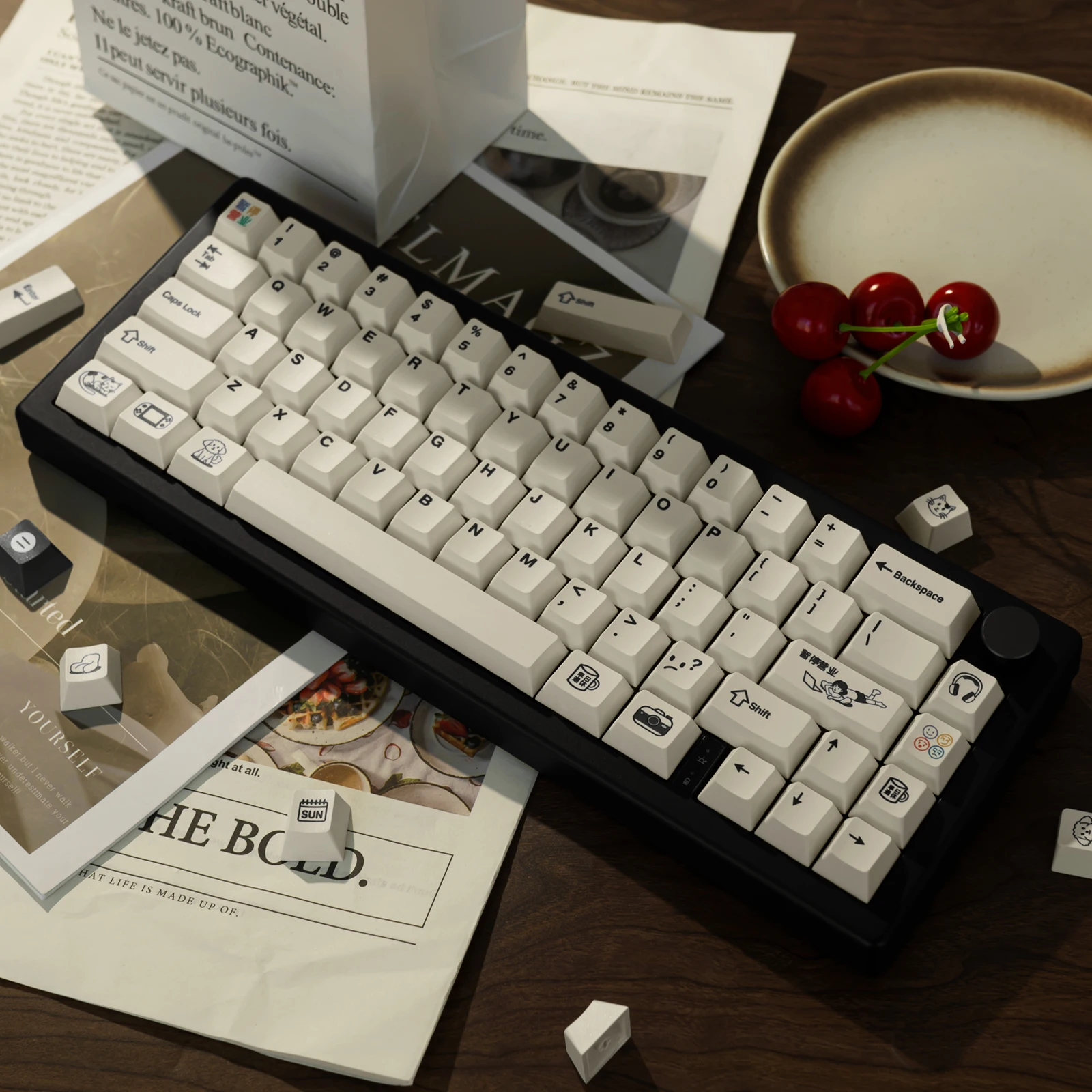 

Подвесные деловые колпачки для клавиш. Оригинальные пятисторонние сублимационные колпачки для механической клавиатуры из ПБТ. Персонализированные минималистичные колпачки для клавиш.