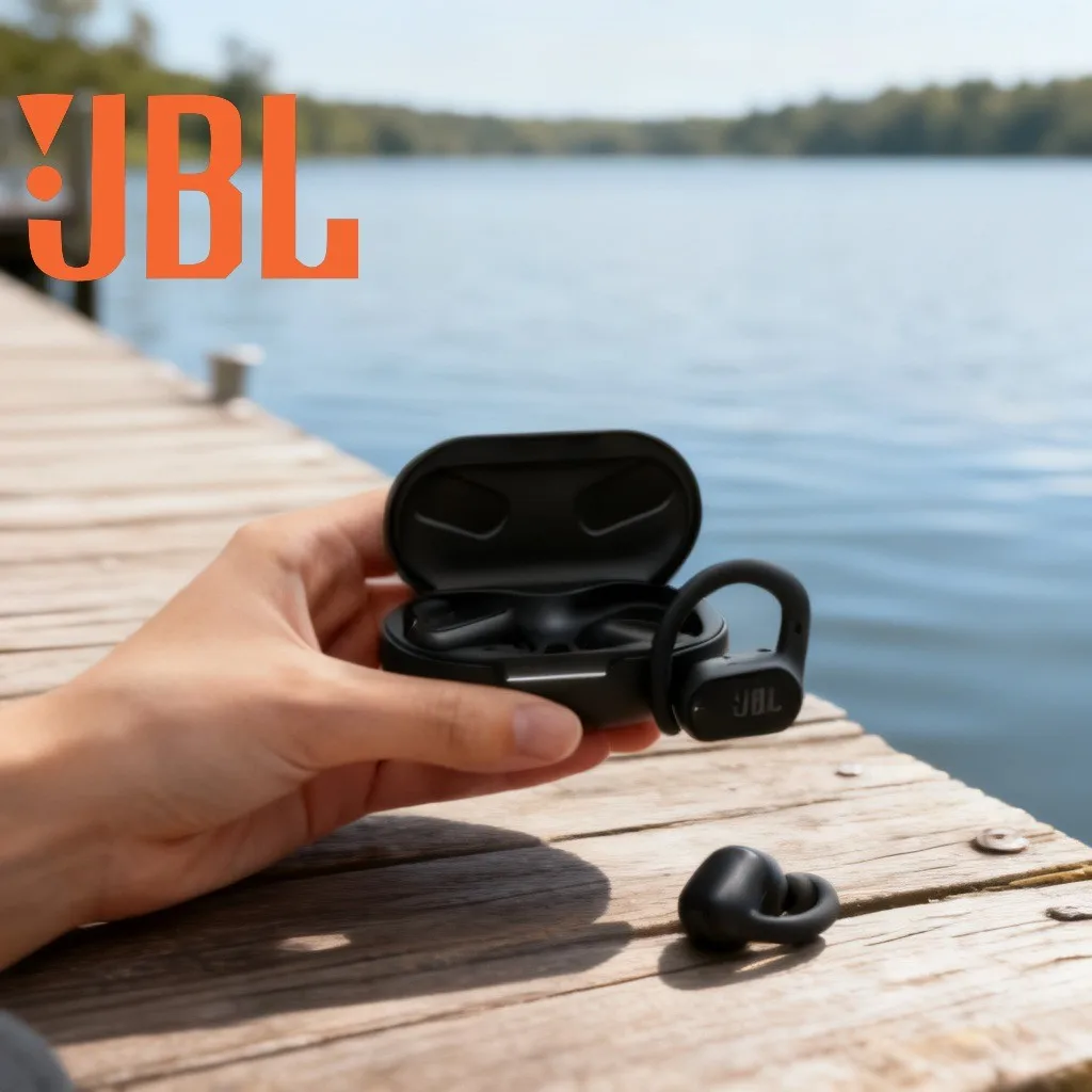 JBL Soundgear Sense Open Wireless Bluetooth Sports Running Headphones with Comfortable Wear
