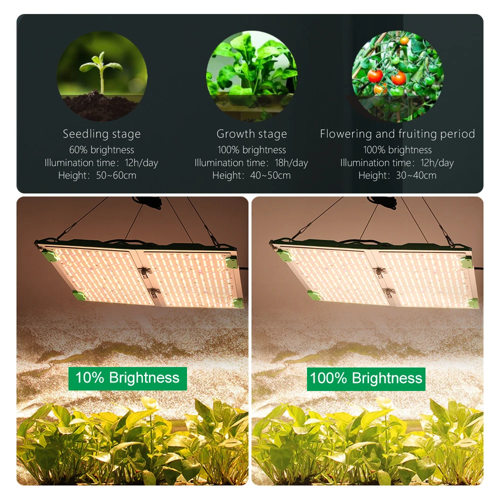 Foldable Full Spectrum LED Grow Light 281PRO 320W 450W For Hydroponic Growing Lamp Plants Phyto Veg Flowers