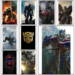 Transformers movies Optimus Prime Poster Self-adhesive Art Waterproof Paper Sticker Coffee House Bar Room Wall Decor