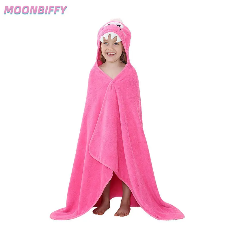 

Toddler Baby Hooded Kids Bathrobe Super Soft Bath Towel Towels Newborn Blanket Warm Sleeping Swaddle Wrap for Infant Boys Girls