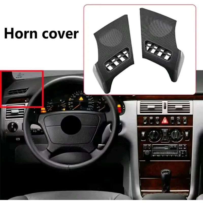 Car Styling Speaker Cover Left/Right Car Dashboard Side Speaker Cover A2106800639 A2106800539 for Benz W210 E320 E430 E55 96-02