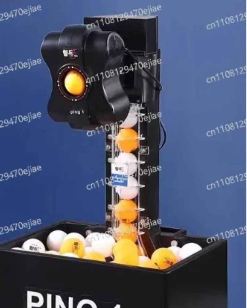 S6-PRO Table Tennis Robot Trainer, Automatic Ping Pong Ball Machine with Net, 9 Spins & Speed Control, Solo Practice Equipment