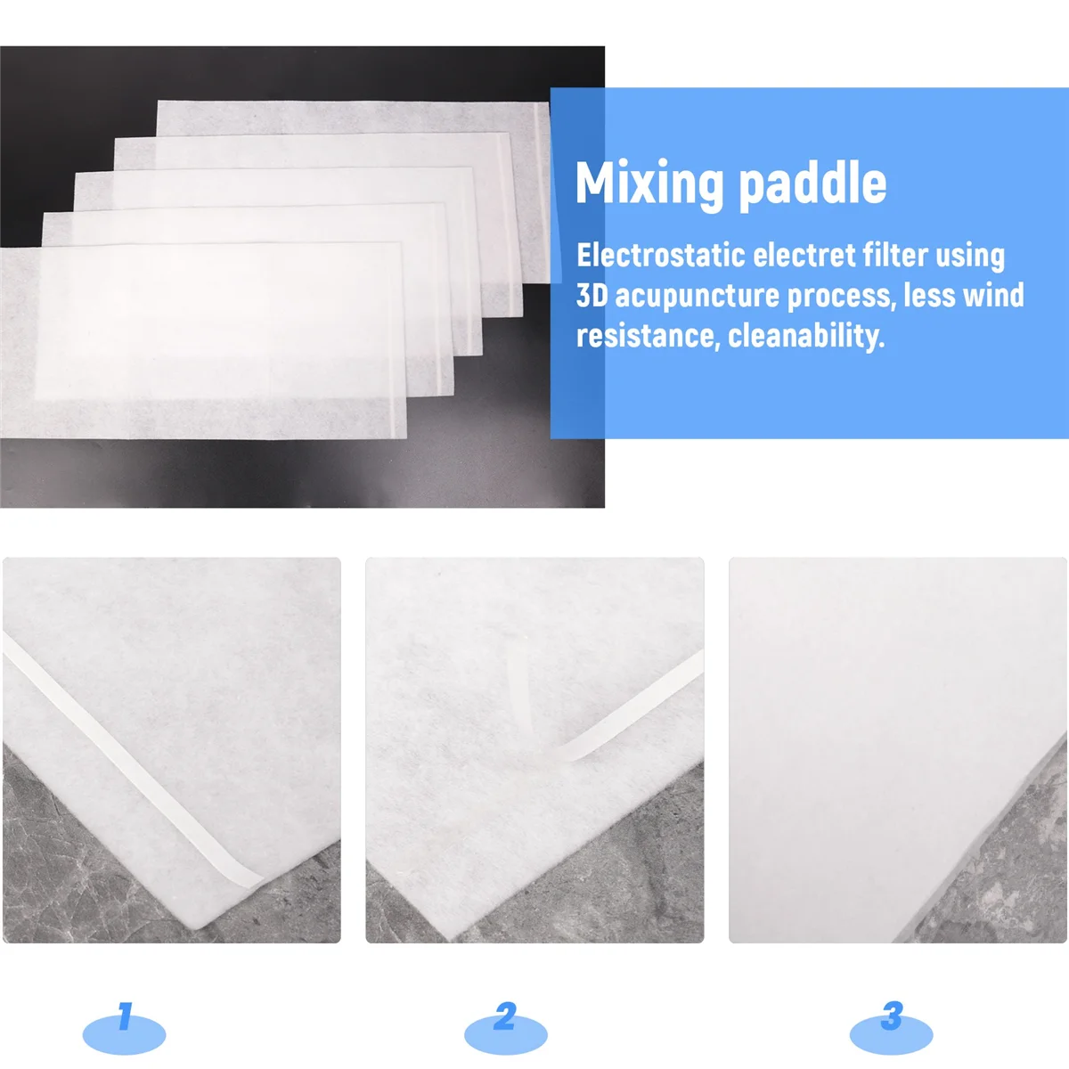 تنظيف Cotton5Pcs فلتر كهرباء شبكة تصفية Hepa القطنية لأجزاء المكنسة الكهربائية لتنقية الهواء