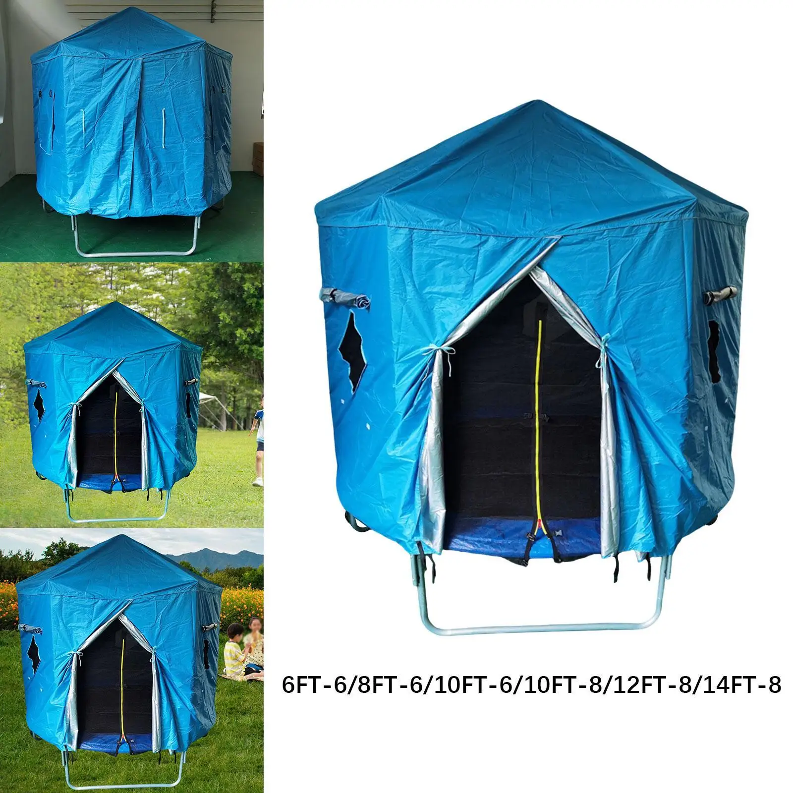 

Trampoline , Trampoline Awning, Breathable, Waterproof, Tear Resistant, Backyard Trampoline Canopy Tent, Cover