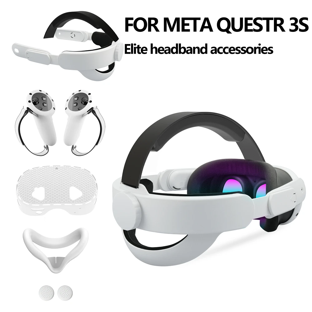 VR accessory set for Meta Quest 3S Mini Ultra Light Replacement Small Head wear Host Protective Cover Light Blocking Mask Upgrad