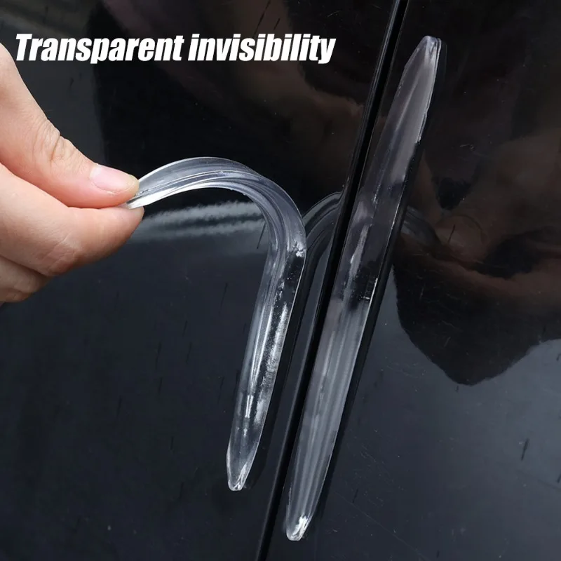 Car Bumper Protector Strip Transparen Anti-collision Protective Stickers Tape Guard Corner Protection Strips Scratch Protector