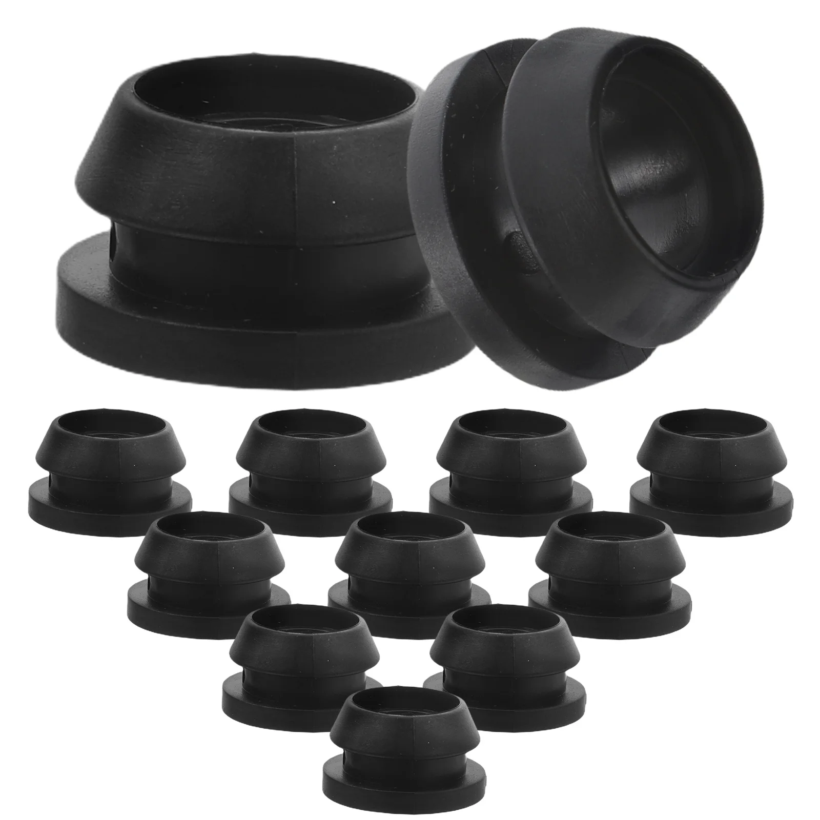 50pcs Irrigation Bypass Valve Gasket TPE Silicone Leakproof Washer Black 16mm Drip Sealing Gardening Accessories Plumbing