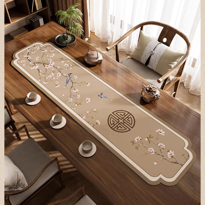 Chinese Tea Seat Zen Tea Table Decoration Table Flag High End Tea Table Mat Runners
