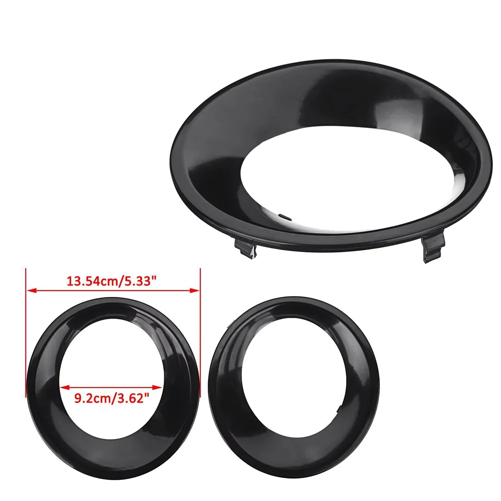 

Car Front Fog Light Lamp Bezels Cover Trim Grill for BMW X3 E83 LCI 2007-2010 51113423790 51113423789
