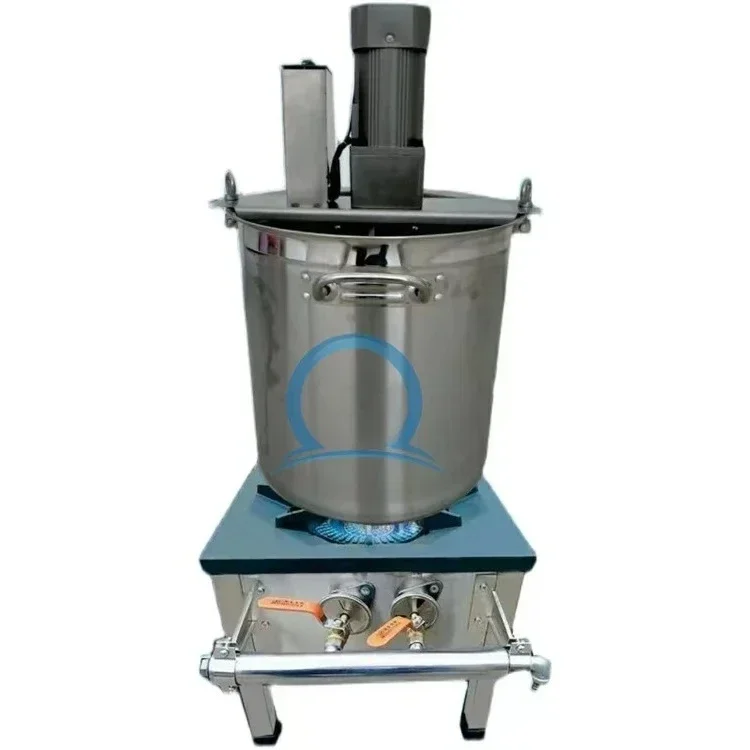 

Hot Sale Hot Pot Sauce Cooking Machine Seasoning Cheese Cream Manufacturing Machine Gas Type Heating and Mixing Machine