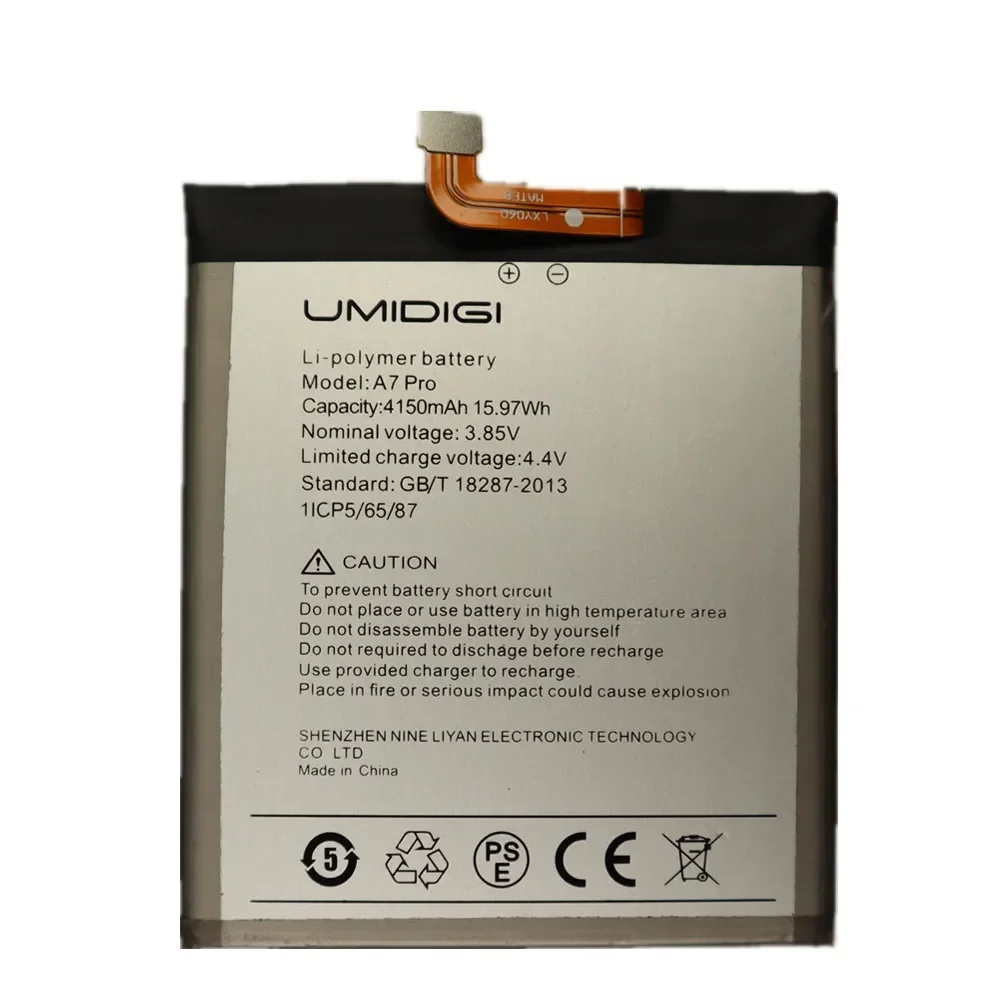 2024 Original Battery For UMI Umidigi Bison GT2 X10S X10G A5 A7 A7S A9 A11S A13S A11 Pro Max F2 G1 Power 3 S2 Lite Z2 S3 S5 Pro