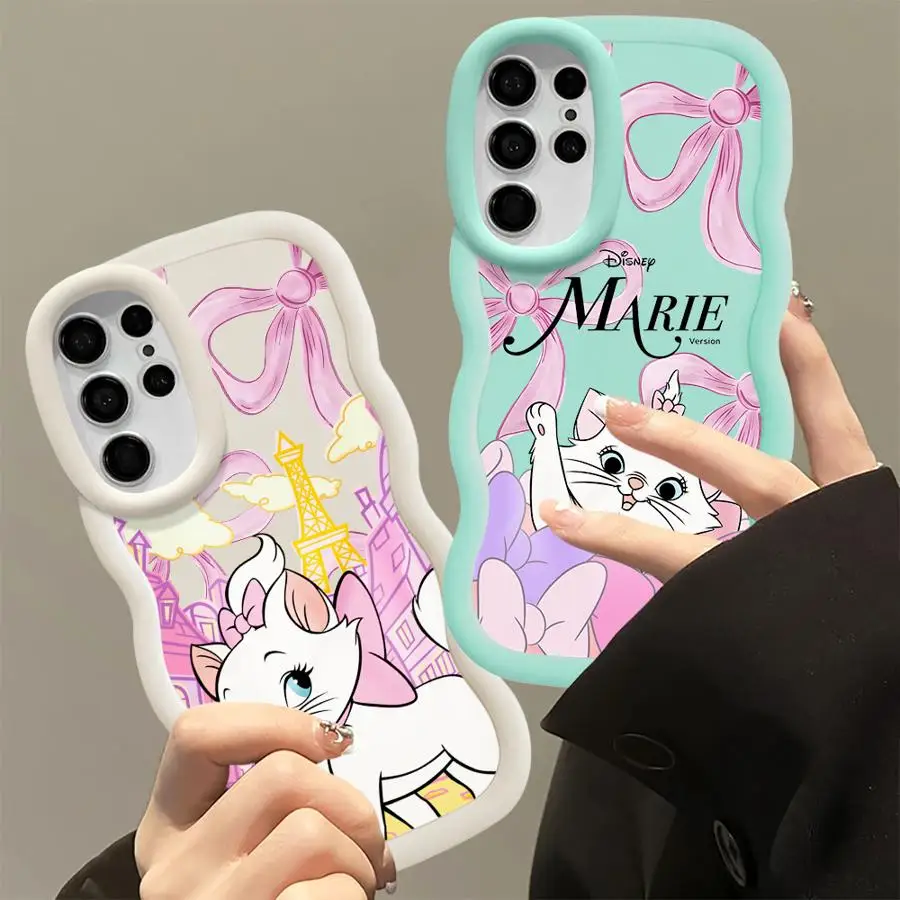 حافظة لهاتف سامسونج جالاكسي S25 Plus S22 Ultra S24 s24fe S20 FE S23 s23ultra S25 Ultra S21FE غطاء ناعم ديزني ماري كات #2