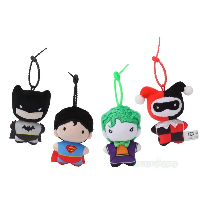 Peluche de 9 cm de DC Comics, Superman, Batman, Harley Quinn, Llavero de Peluche, Regalo Creativo de Dibujos Animados para Navidad y Halloween 2026