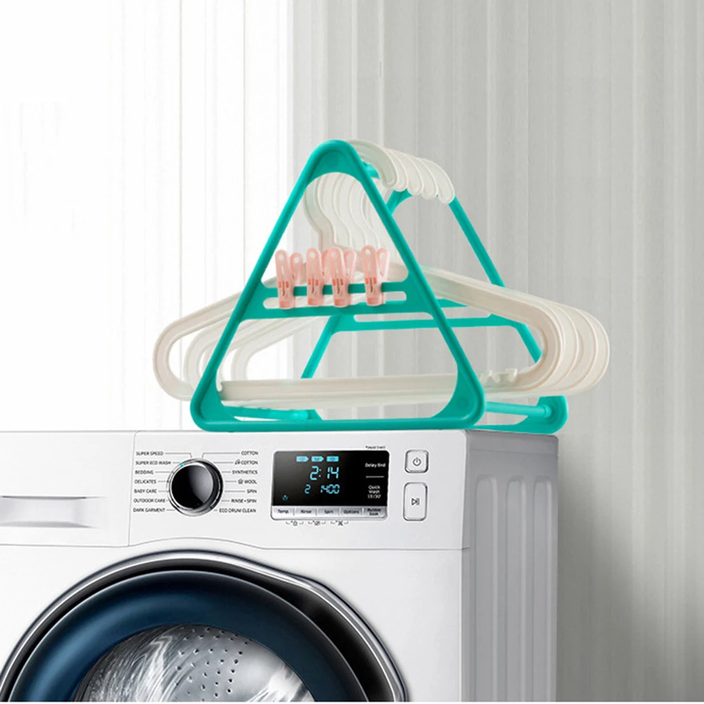 

Clothing Clips Rack Detachable Shelf Hangers Holder Clothes Clothespins Organizer