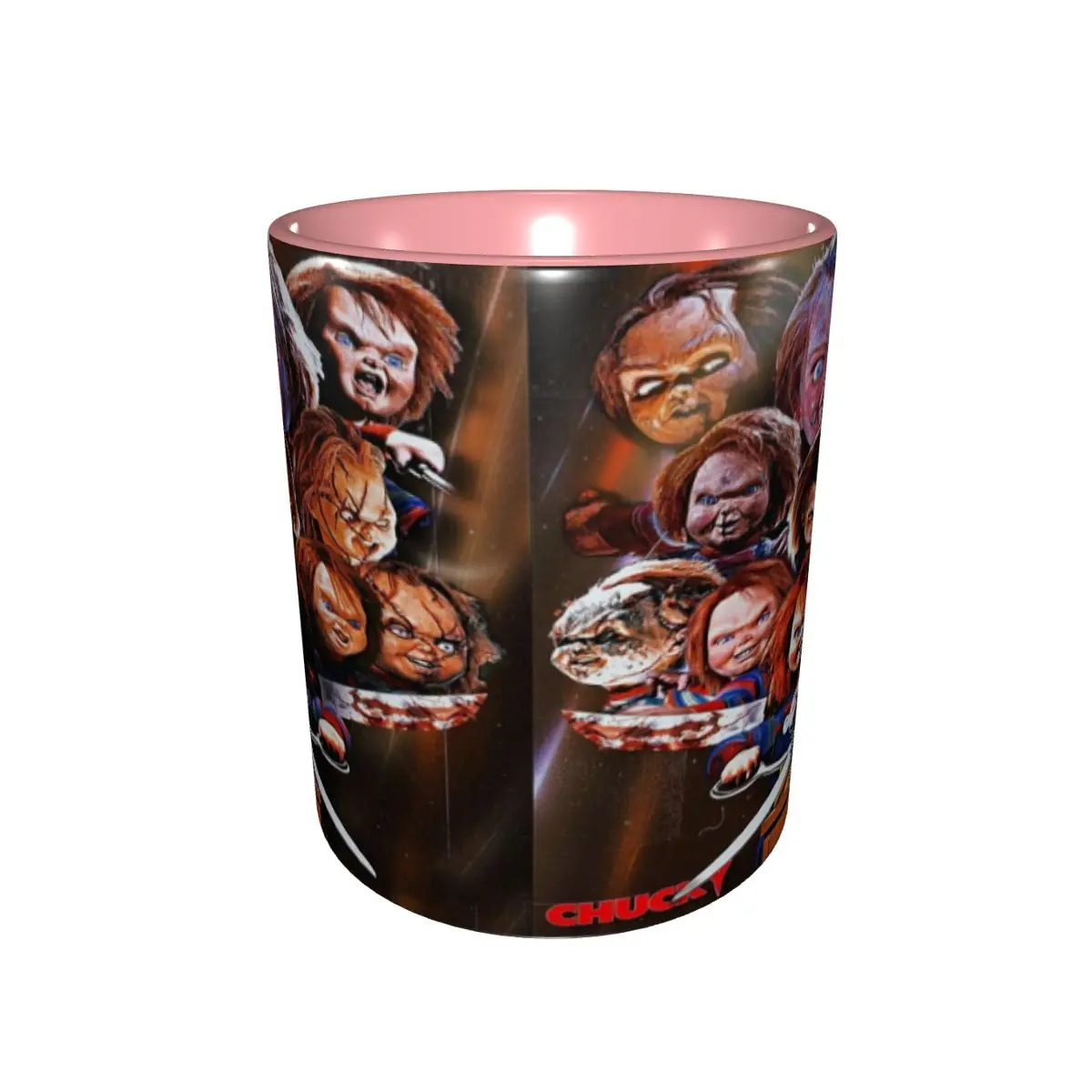 Bride Of Chucky Horror Film Movie Mug Funny Ceramic Coffee Cups Tea Mugs Milk Cup Drinkware Gift for Friends DIY Custom