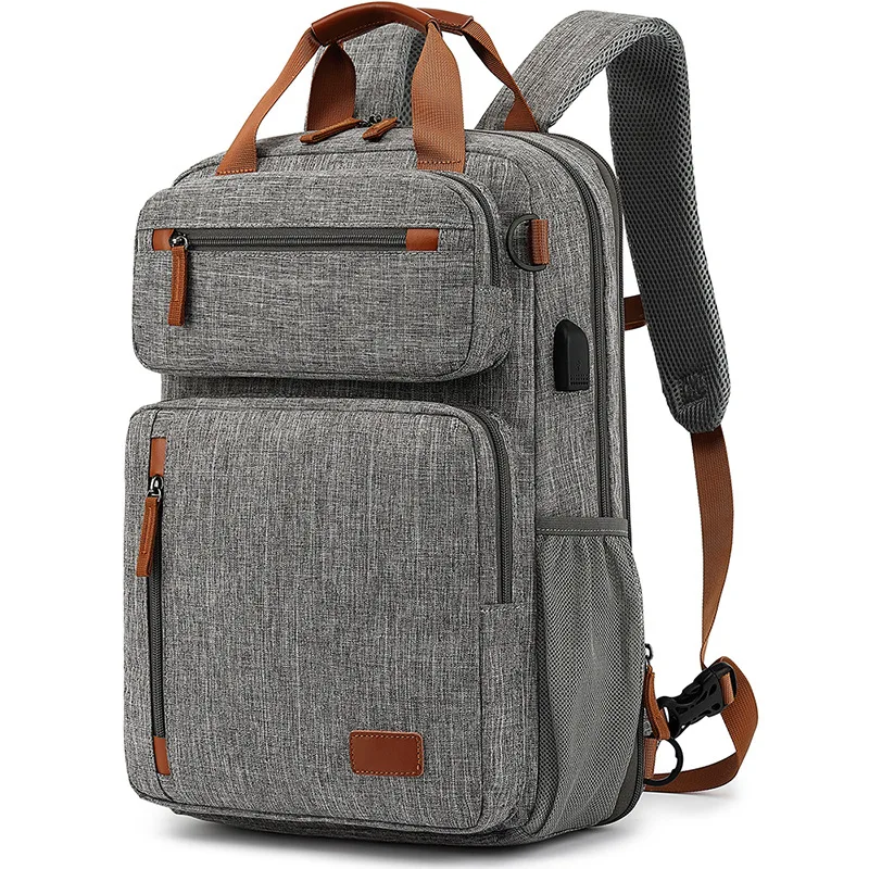 CoolBELL 15.6 Inches Convertible Backpack Shoulder bag Messenger Bag Laptop Bag Multifunctional Travel Rucksack