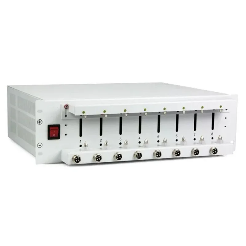 EBC-X 8-Channel 18650 Lithium Battery Capacity Tester 10A Charge 10A Discharge Cycle Aging Test for Battery Maintenance