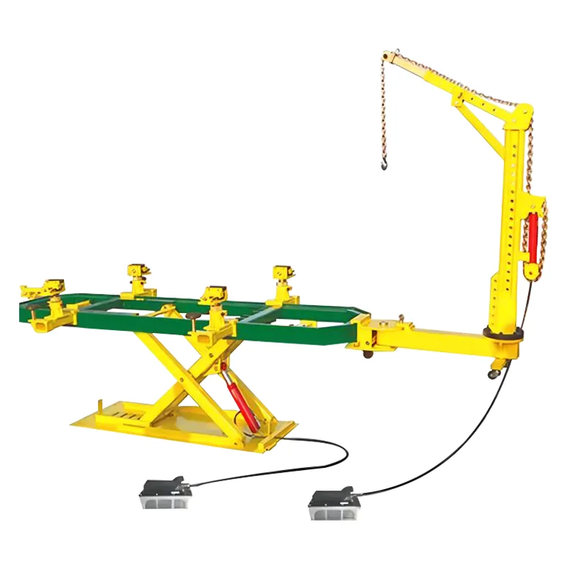 Portable Auto Body Frame Puller Machine Metal Car Repair Bench Equipment