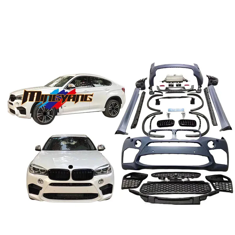 

Modification PP Plastic F86 Facelift Car Bumpers Accessories Body Kit for F16 X6 2014-2019 Upgrade F86 X6M Bodykit