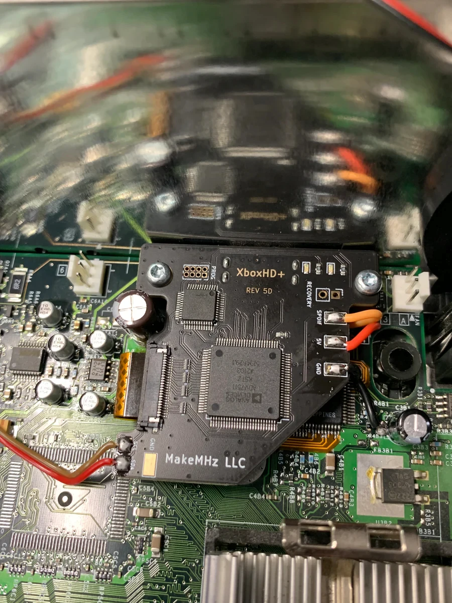 مجموعة XboxHD+ HDMI مع ملحق ألعاب OpenXenium Retro