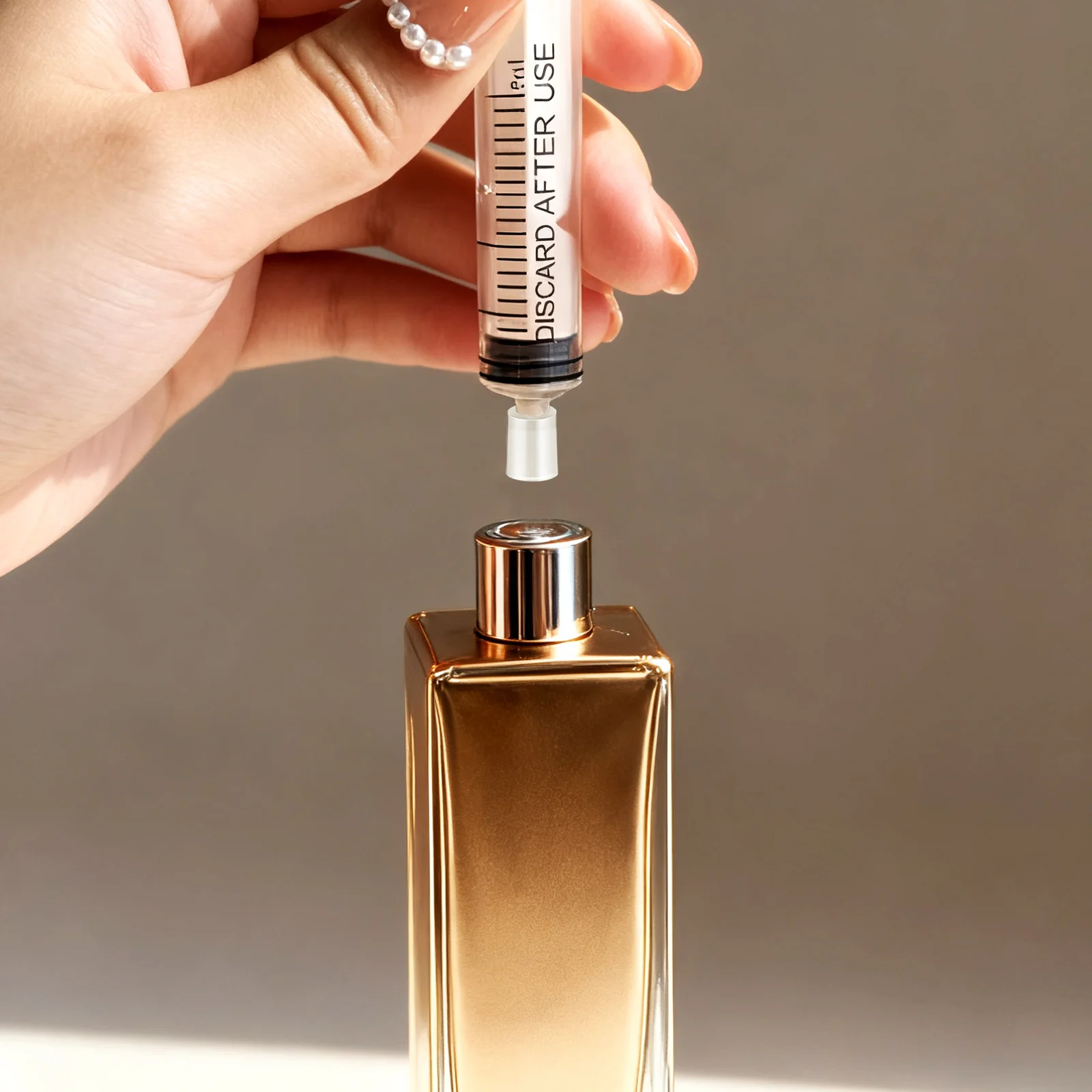 

5pcs Empty Bottles Perfumes Transfer Adapters Pump Tool for Applicator Transparent Liquid Dispenser