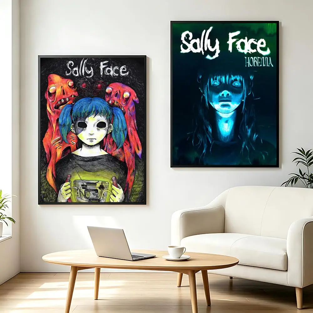 game Sally Face Poster  Poster HD Printing Fresh and Nordic Home Decor Wall Art for the Living Rooms Hallways Gift Giving