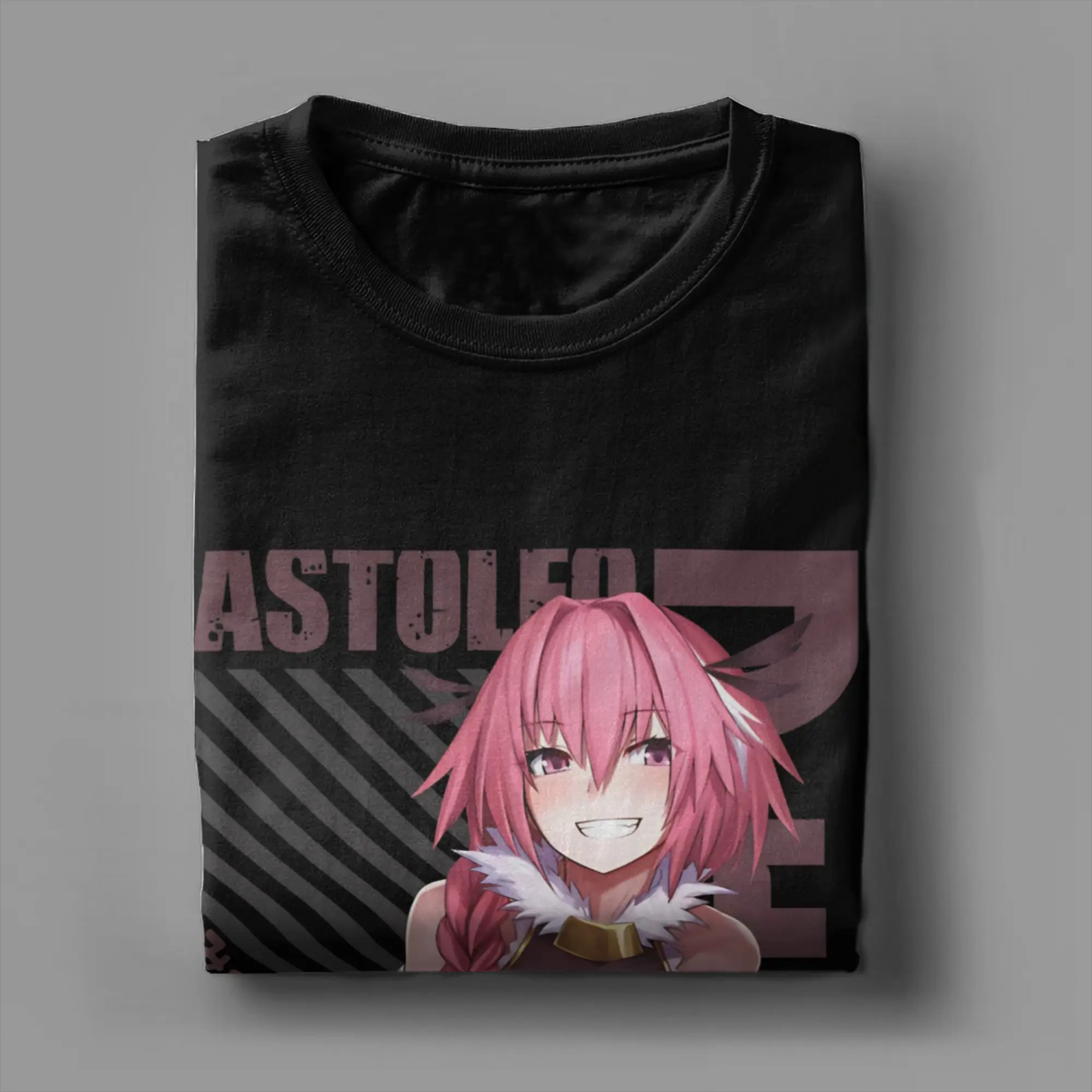 Fate Astolfo  T Shirt Summer  Cotton T Shirts For Men Casual Tshirt Short Sleeve Vintage Top Tees