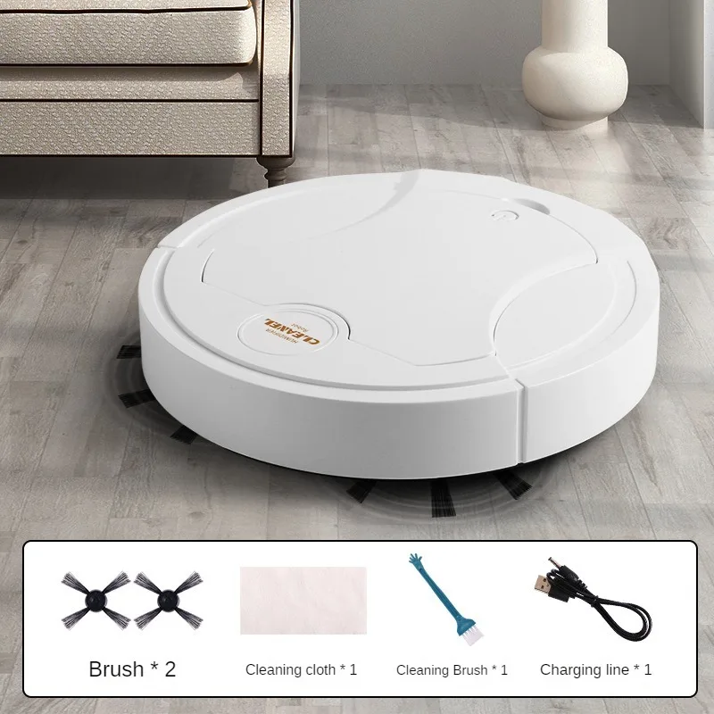 4 in 1 Rechargeable Robot Vacuum Cleaner with USB & Spray Wet & Dry Mopping for Home & Hotel Use