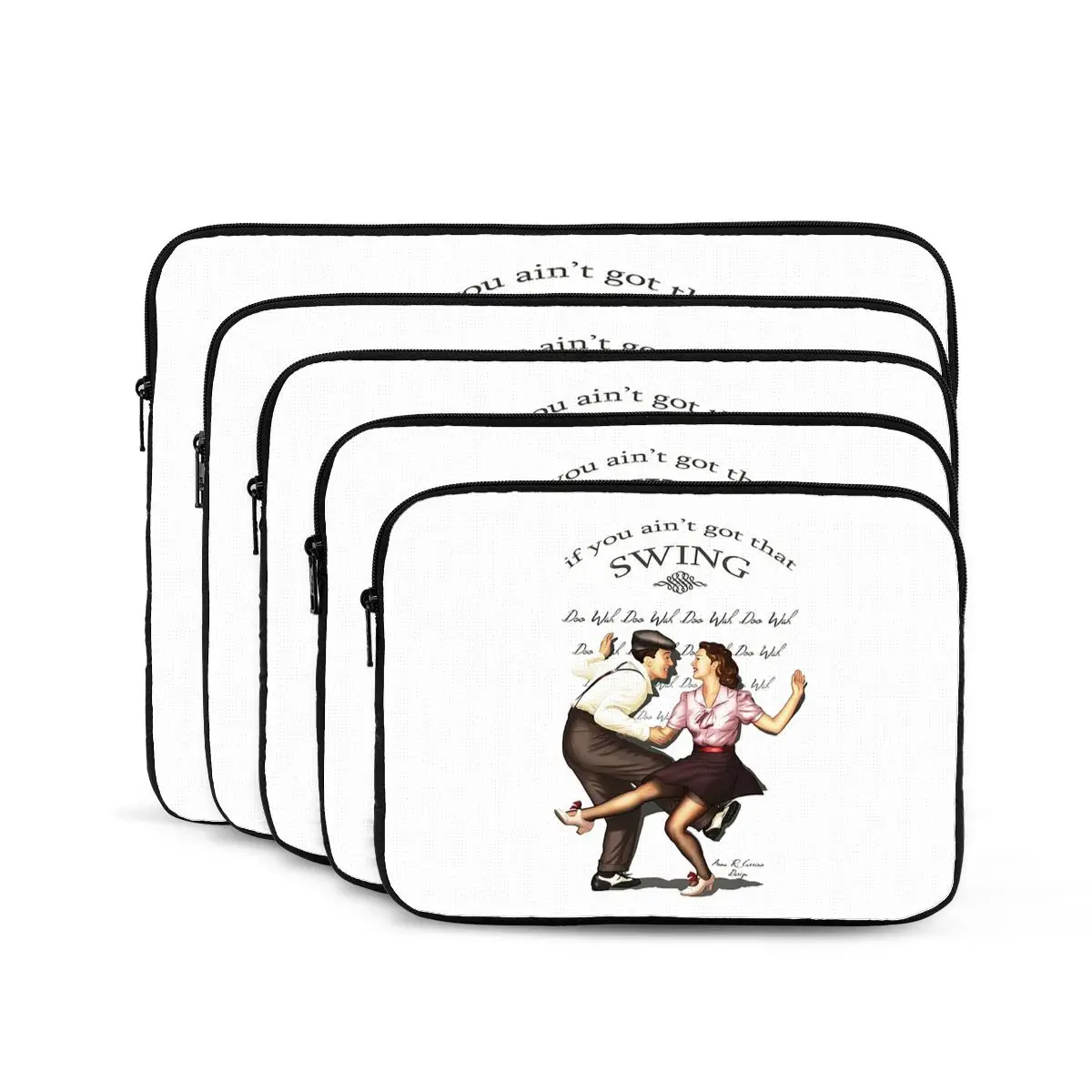 

Lindy Hop Notebook Laptop Bag Case Pouch For Macbook Air Pro Tablet Shockproof Case Bag