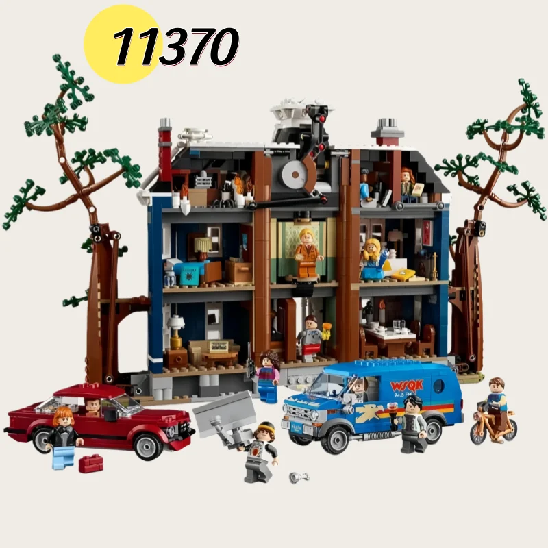 

2026 Things Creel House Building Set - 11370PCS Architecture Model Kit, Science TV Series Inspired DIY Gift for Kids & Adults