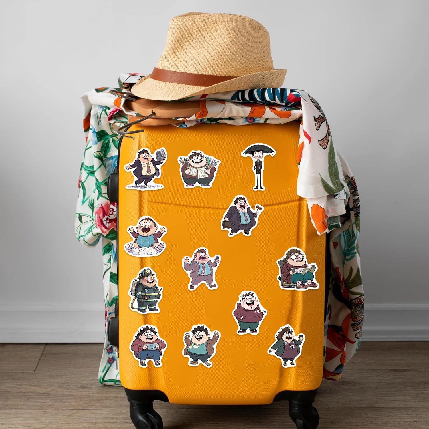 50 قطعة من ملصقات الرسوم المتحركة ذات الطابع الكرتوني لأكواب وأجهزة الكمبيوتر المحمولة والهواتف المحمولة وحقائب السفر #4