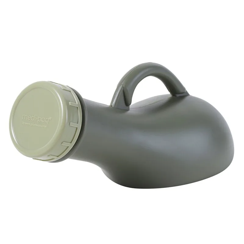 Military Green 1000mL Men's Urinary Bottle Medical Plastic Cap Urinary Bottle Elderly Urinary Bottle