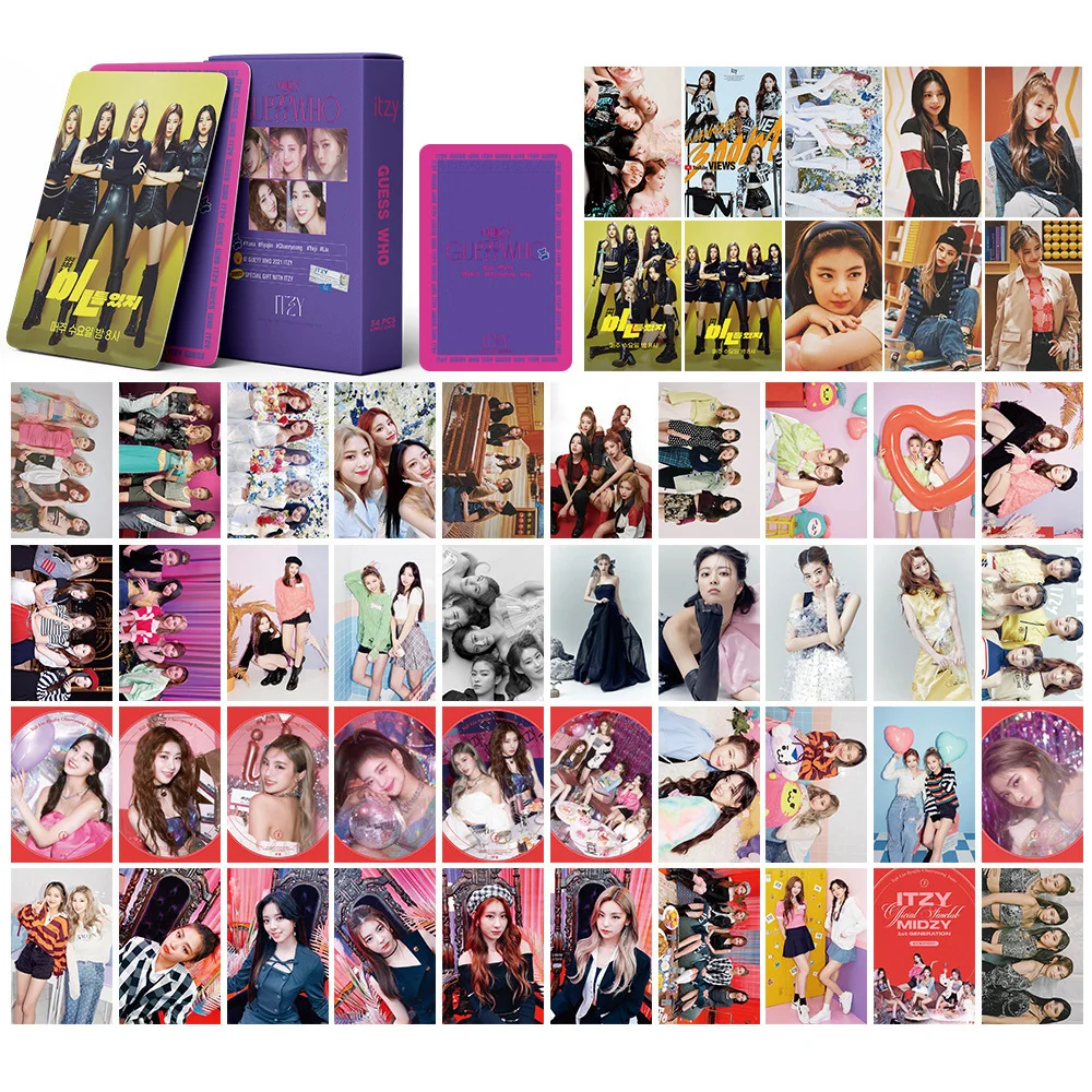 

Kpop Idol Group ITZY Photocard Albums Boy Like You Lomo Card Yeji Lia Ryuji Yuna Chaeryeong Postcard For Fans Collectible Gifts