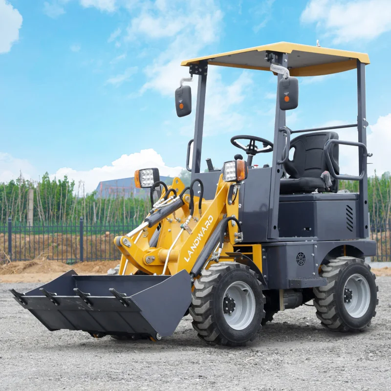 Customized China Manufacture 500kg Mini Electric Loader Price Small Articulated Front End 800kg Wheel Mini Loader EPA CE Sale