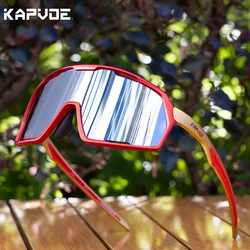 KAPVOE New Outdoor Cycling Glasses Sports Sunglasses for Men Women UV400 Protection MTB Bicycle Fishing Mountain Bike Glasses