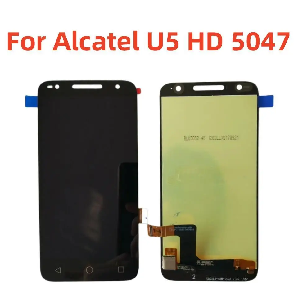 5.0inch For Alcatel U5 HD 5047i 5047D lcd Display+Touch Screen Digitizer Assembly Replacement For Alcatel u5 Cell Phone