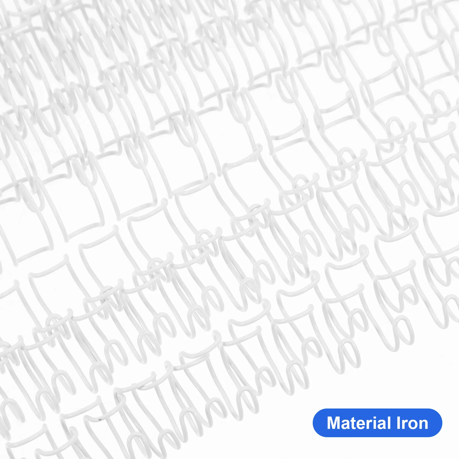 

100pcs Metal Binder Rings 34-Holes Double-Loop Loose Leaf Binder Ring For Diy Notebook Scrapbook Photo Album Book Clips