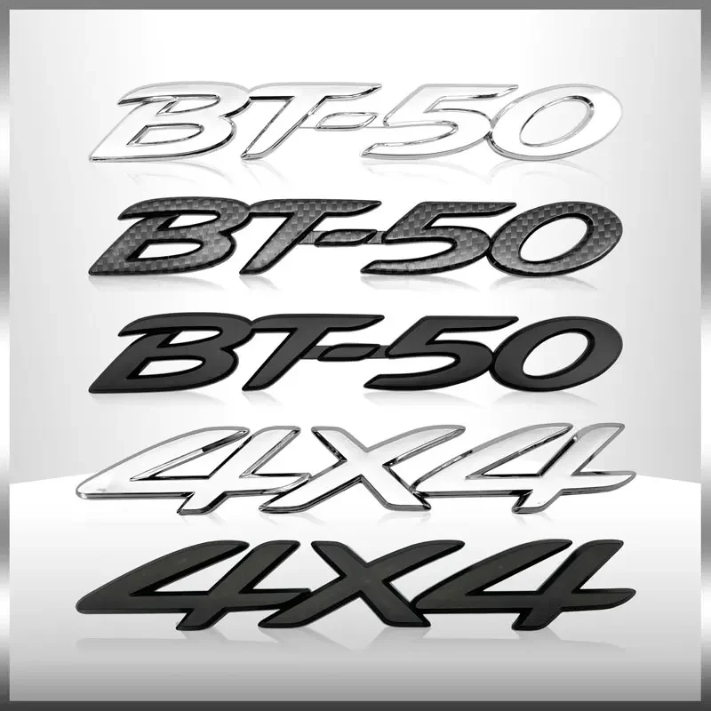 

1Pcs 3D ABS Plastic BT-50 BT50 4X4 Car Emblem Letters Badge Rear Tail Trunk Sticker Decal For Mazda Auto Accessories