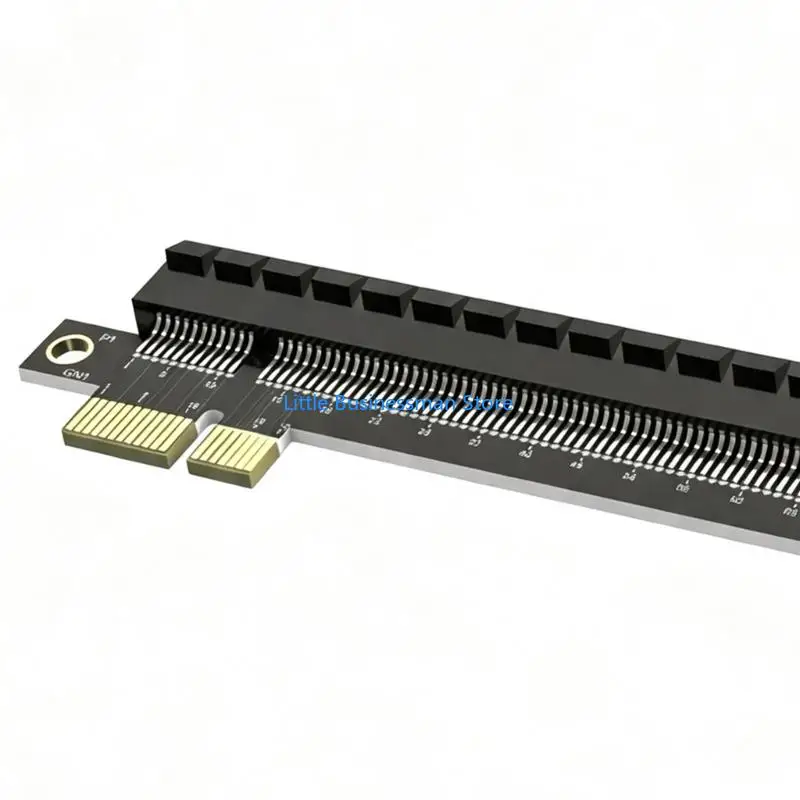 Goldkontakt-PCIe-X1-zu-X16-Steckplatz-Adapterkarte für interne PC-Kartenverwendung M76A – Detail 4