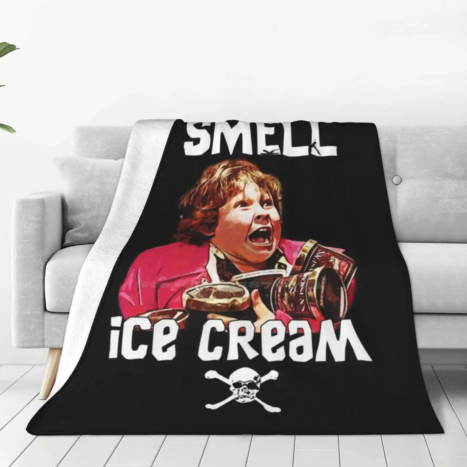 I Smell Ice Cream-Goonies New Arrival Fashion Leisure Warm Flannel Blanket I Smell Ice Cream Goonies Classic 80S Movie Pop Art