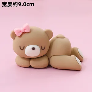 Ayı, Pembe ve Mavi Doğum Günü Pastası Toppers Süslemeleri, erkek bebek ve kız bebek, 1. Doğum Günü Pastası, Bebek Duş Tema Partisi, Cinsiyet Reveal 8 en çok satılan, kabarık kek doğum günü-no. 5