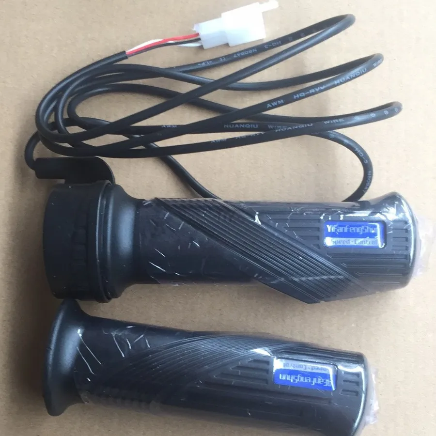 Factory Direct 2026 electric vehicle handle, electric tricycle throttle handle, long line handle