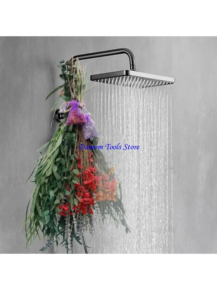 57BE Preserved Gum Trees Stems Lavender Leaves Natural Shower Decors Greenery 40pcs