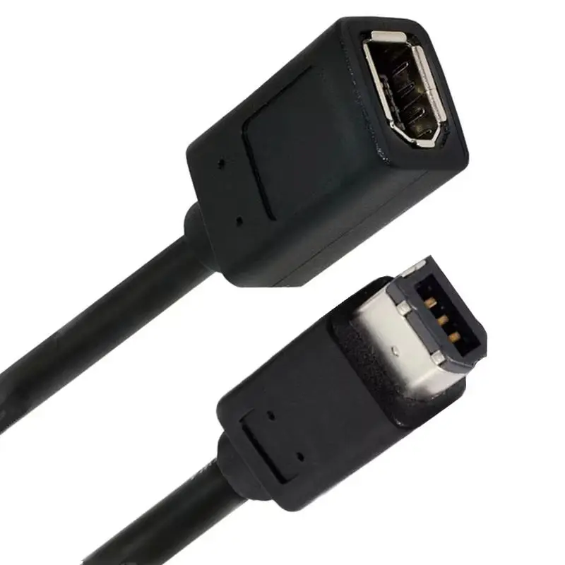

5pcs IEEE 1394 M-F Cable 6Pin Female To 1394b 6Pin Male Firewire 400 To 400 Male To Female Extension Short Cable