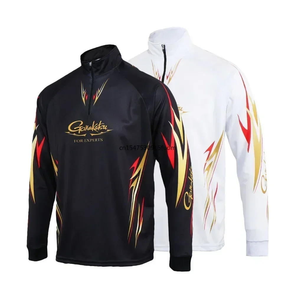 جديد جديد الصيد التخييم الملابس في الهواء الطلق الأشعة فوق البنفسجية حماية الرطوبة فتل تنفس طويلة الأكمام قميص لصيد السمك kamas Pesca #1