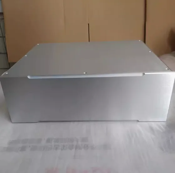 

Multi-purpose All aluminum amplifier chassis / Preamplifier case / AMP Enclosure DIY box (430 *130*308/358mm)