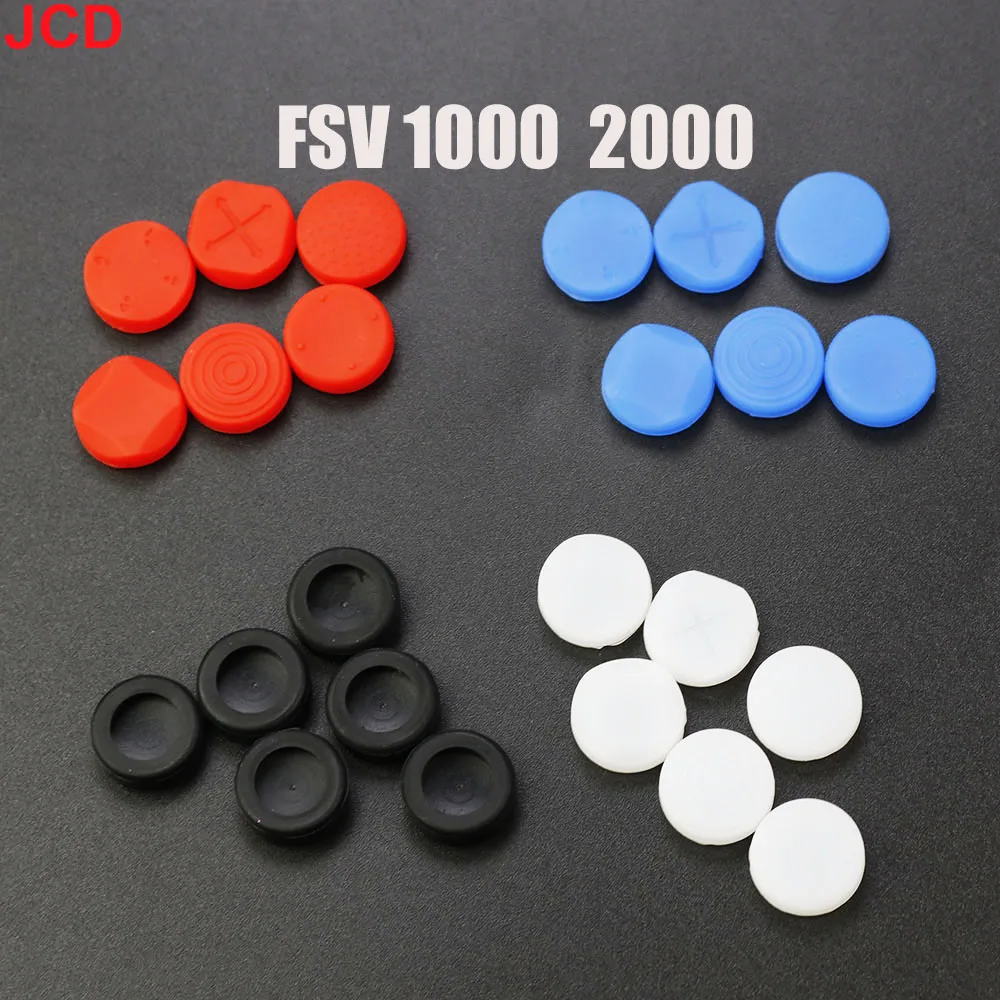 

JCD 6In1 Silicone Anti-slip Thumbstick Grip Cap Joystick Analog Protectoive Cover For Psvita PS Vita PSV 1000 2000 Slim Console