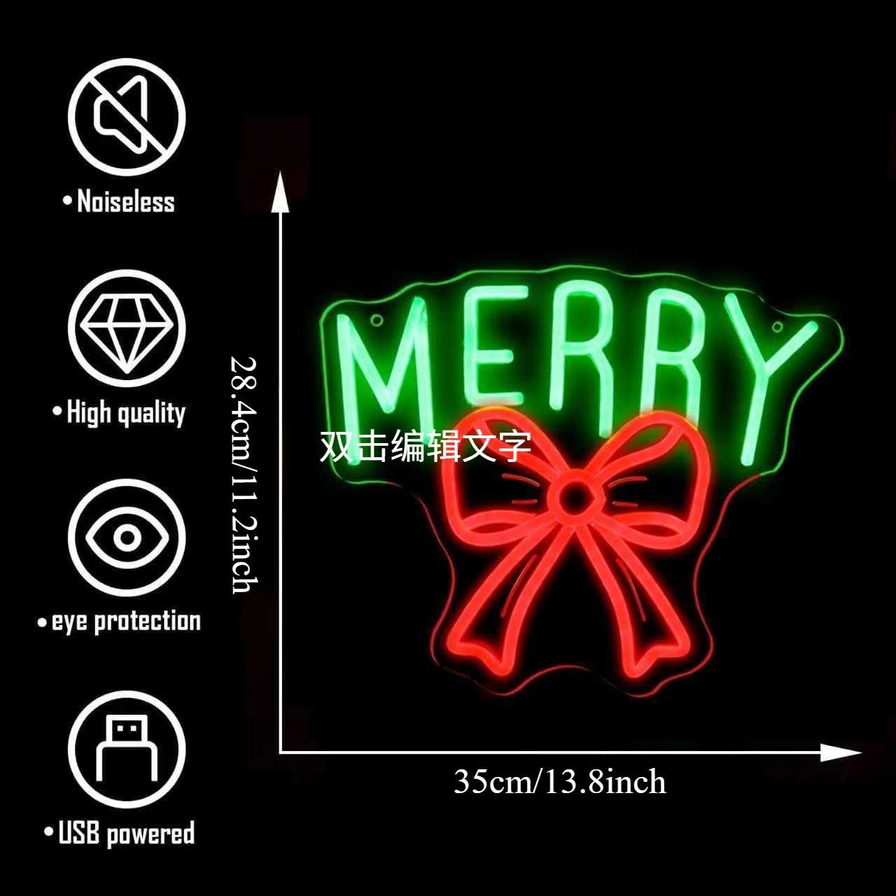 مرح النيون تسجيل USB عكس الضوء القوس LED ضوء النيون t لحفل زفاف بار صالون نادي السنة الجديدة المنزل الجمالية عيد الميلاد ضوء هدية