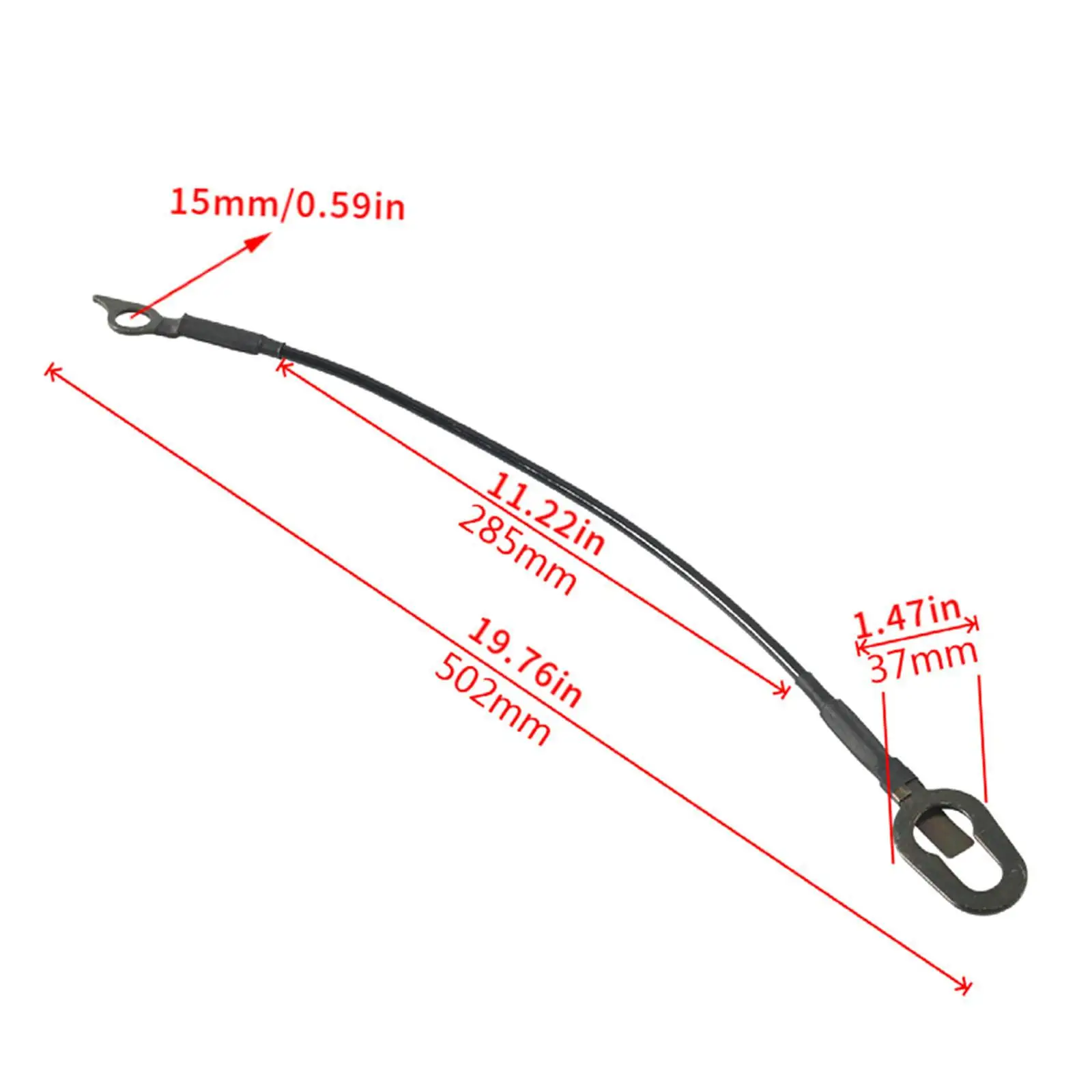 

55345125Ab Трос для ремонта задней двери, запчасти для автомобиля, простая установка, 20 дюймов, длинный, сменный, металлический ремень